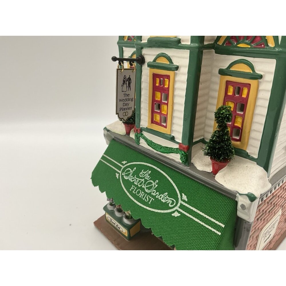 Department 56 - Secret Garden Florist #54885 Original Snow Village 1996 w/box - Picture 9 of 16